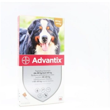 ADVANTIX 600MG ŠĶĪD 6ML SUŅIEM 40-60KG N4 BAYER AD