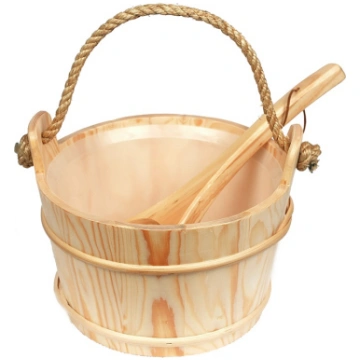 Pirts kubls ar rokturi Flammifera, koks, 5 l, 22 x