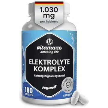 Elektrolītu tabletes bez cukura, 1034 mg vienā tab