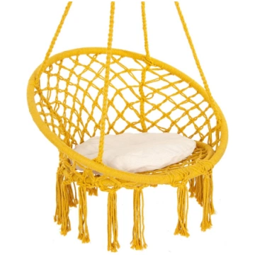 Iekarināms šūpuļkrēsls Yellow Lualo Dārza mēbeles