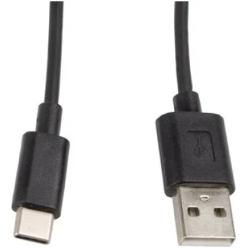 LANBERG KABELIS USB 2.0 TYPE-C(M)-AM 1M, MELNS