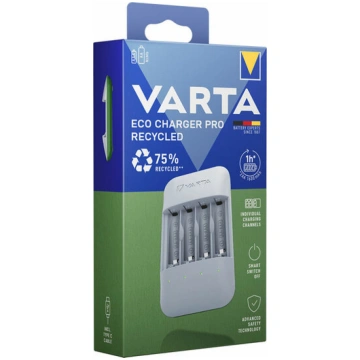 Varta Eco Charger Pro Akumulatoru lādētājs apaļajā