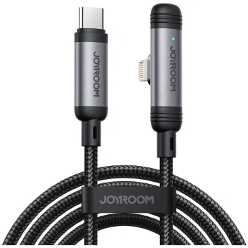 USB-C uz Lightning kabelis Joyroom 1,2 m — melns, 