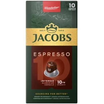 JACOBS Espresso 10 Intenso kafijas kapsulas Nespre
