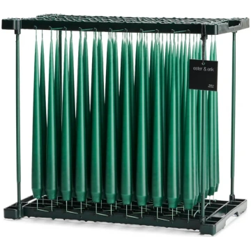 Ester & Erik - Candela Taper 32cm Marble Green 1pz