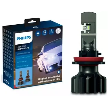 LED spuldžu pāris Philips Ultinon Pro9000 HL FOG H