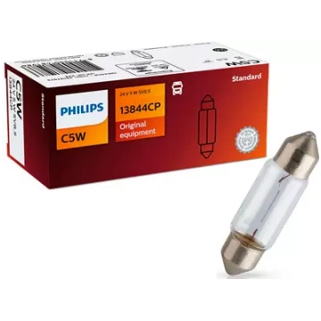 Halogēna spuldze PHILIPS C5W 24V SV8,5