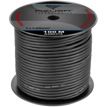Speaker cable round AZUSA 1.5mm + cotton | KAB0378