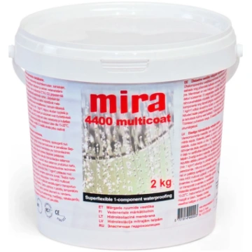 Hidroizolācija Mira 4400 multicoat, 2 kg