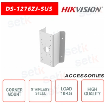 Steel Camera Corner Mount Bracket - Hikvision