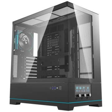Darkflash DY451 PRO computer case (black) + 1 fan 