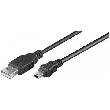 USB A - Mini USB B 5P 5m M-M MicroConnect USBAMB55