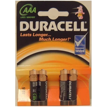 Duracell AAA/LR03 Alkaline Basic MN2400 4 pc(s) 29