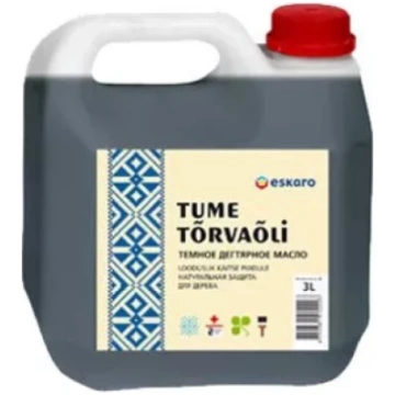 Eskaro TORVAOLI Tume 1L Darvas eļļa tumšā