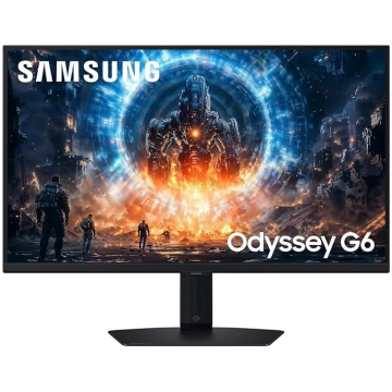 Samsung 27 collu Odyssey G60F spēļu monitors, ekrā