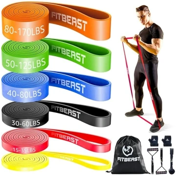 FitBeast elastīgo lentu komplekts, elastīgo lentu