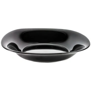 Zupas šķīvis LUMINARC CARINE, melnā krāsā, ø 21 cm