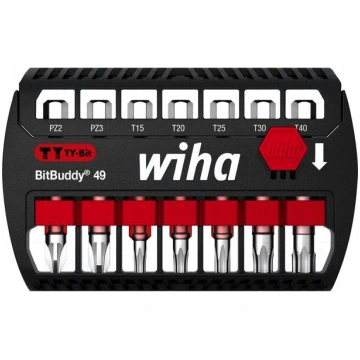 Tools set: screwdriver bits | plastic cassette | P