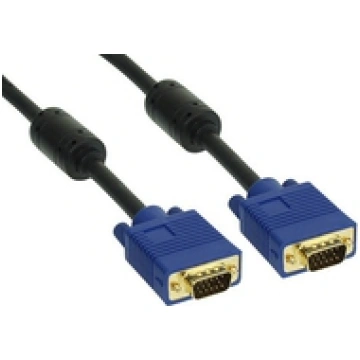 InLine S-VGA Kabel Premium 15pol HD St/St - black 