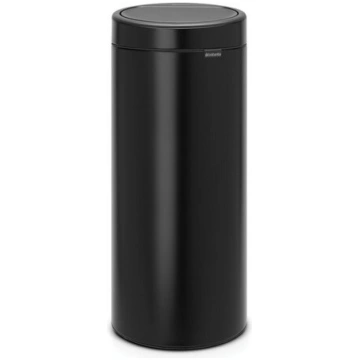 Atkritumu tvertne Touch Bin 30L Matt Black Brabant