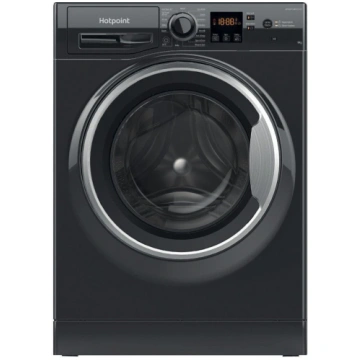Hotpoint Washing Machine 9 Kg in Black, Freestandi