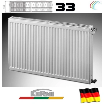 33-500x1600 radiators KERMI sānu pieslēgums