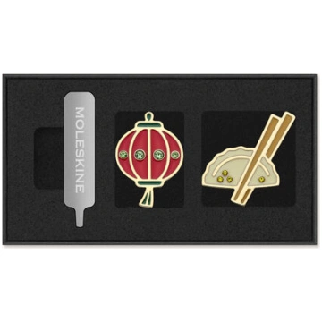 Personalization Pins Set of Two Pins: Lantern & Du