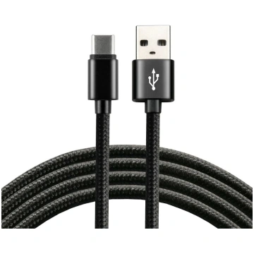 everActive cable USB-C 1m - Black, braided, quick 
