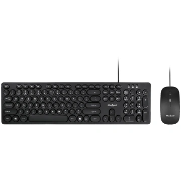 Rebel WDS200 Wired Keyboard and Mouse Set KOM1027