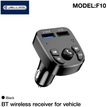 FM modulators Jellico F10 Bluetooth 5.0 FM / MP3 T