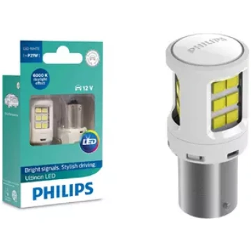 LED spuldžu pāris PHILIPS P21 12V balta
