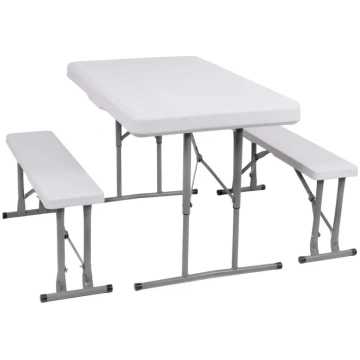 Saliekams galds ar 2 soliem Springos GF0096 105 x 