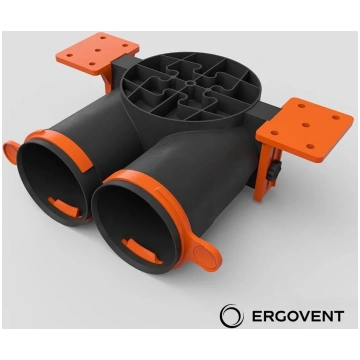 ERGOVENT AERO-PRO difuzora kārba SLIM BOX Dn125mm-