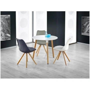 SOCRATES ROUND table color: white Halmar V-CH-SOCR