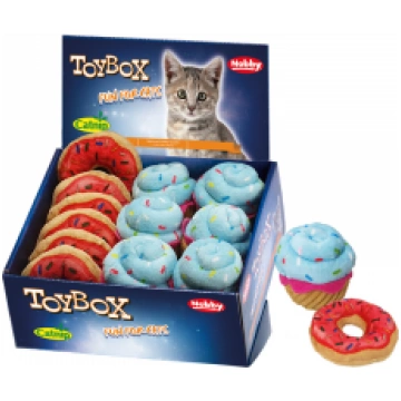 NOBBY Plush "Dessert" with catnip - rotaļlieta kaķ