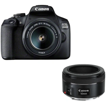 DSLR kameras, Canon, CANON EOS 2000D + 18-55MM IS
