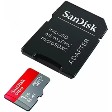 SanDisk Ultra, microSDXC, 1TB, UHS-I, U1, V10 +Ada