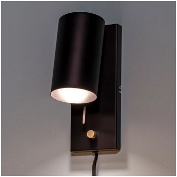 Dimmable Carrie sienas gaisma ar kabeli un kontakt