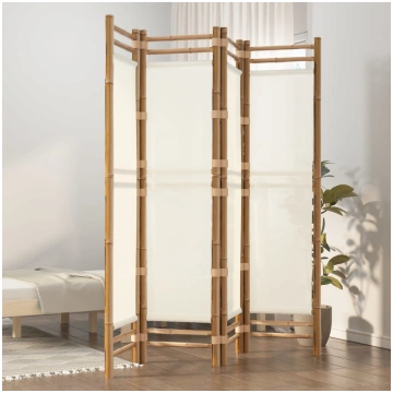 Istabas Aizslietnis, 4 Paneļi, 160 Cm, Bambuss Un 