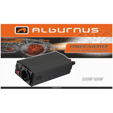 ALBURNUS jaudas pārveidošana 12v/220v 1x220v ar us