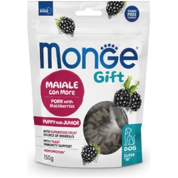 Monge Dog Gift Super M Puppy And Junior Pork with 