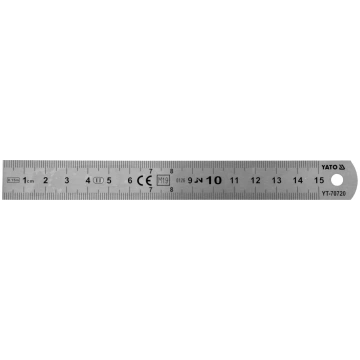 SS STRAIGHTEDGE 150MM (YT-70720) Yato