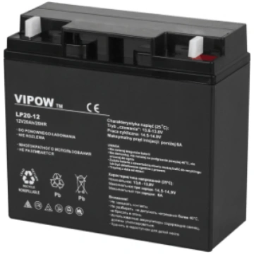 12V 20Ah akumulators :: Želejas :: 12 Volti, 20 am