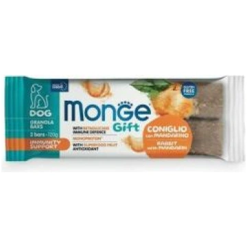 MONGE GIFT Dog GRANOLA BARS Immunity support Rabbi