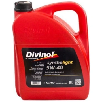 Motoreļļa Divinol Syntholight 03 5W40, 5L