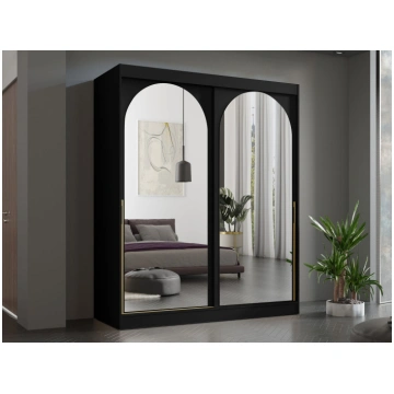 Skapis MODIN 180 cm (Melns) | www