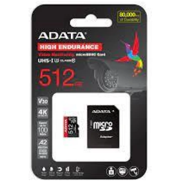 ADATA High Endurance MicroSDXC 512 GB Class 10 UHS