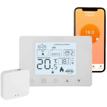 CRONOTERMOSTATO WIFI A BATTERIE PROGRAMMABILE SMAR