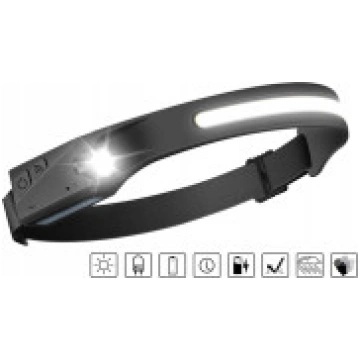 Denver SSH-50 LED-galvas lampa ar akumulatoru un s