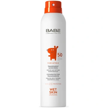 Babē Pediatric SUN SPF50+ Aizsarglīdzeklis mitrai 